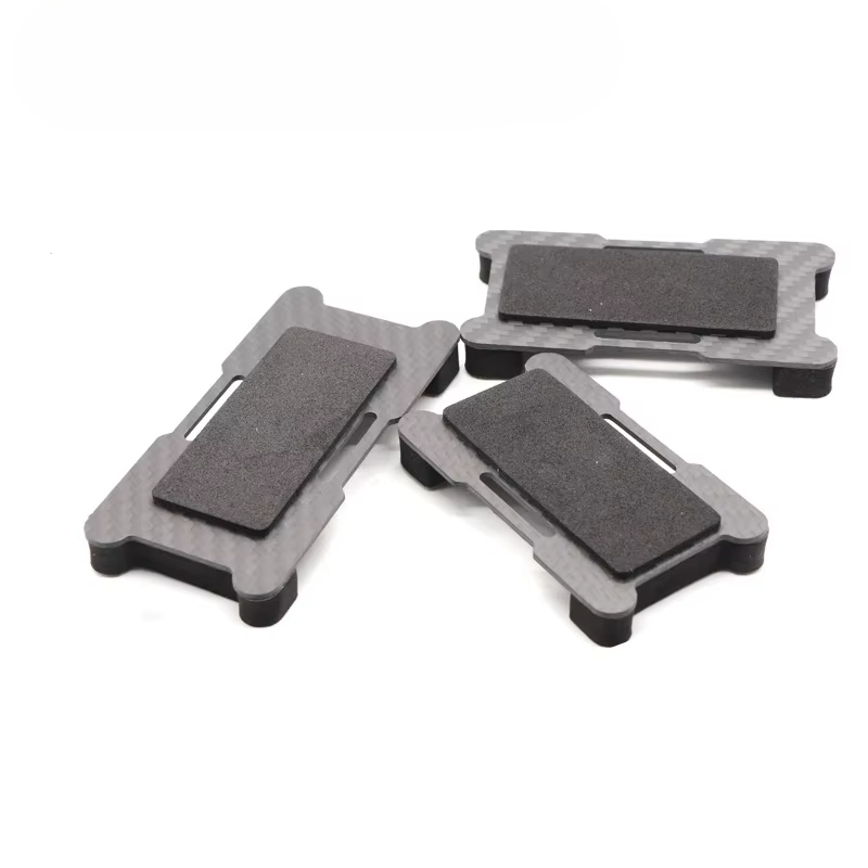 Crepe Pan Carbon - Untermontierte Batterieschutzplatte aus Kohlefaser mit Schaumstoff