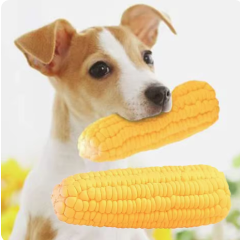 Corn Dog Stick - Klangvolle Corn-Dog-Spielzeuge für Welpen, Zahnreinigung, Selbsthilfe-Haustierprodukte,