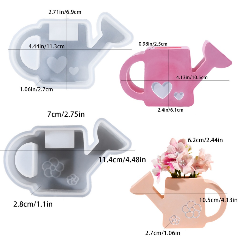 2 Stück Gips-Gießkanne Silikon – Potsticker Mold Bewertung und Preis