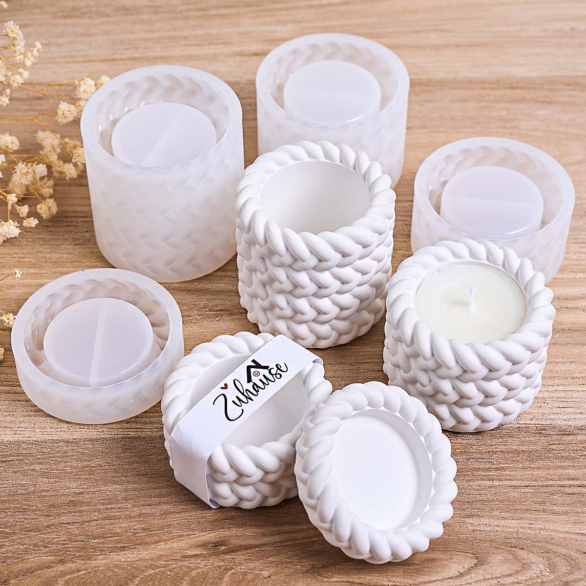 Gewebte Kerze Glas Silikon For – Potsticker Mold Bewertung und Preis
